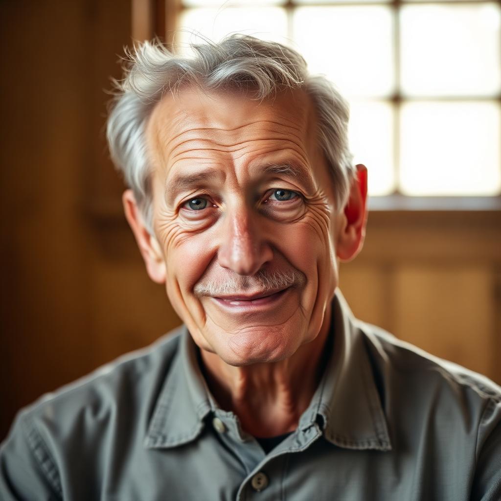 Portrait of Frank, a veteran resident