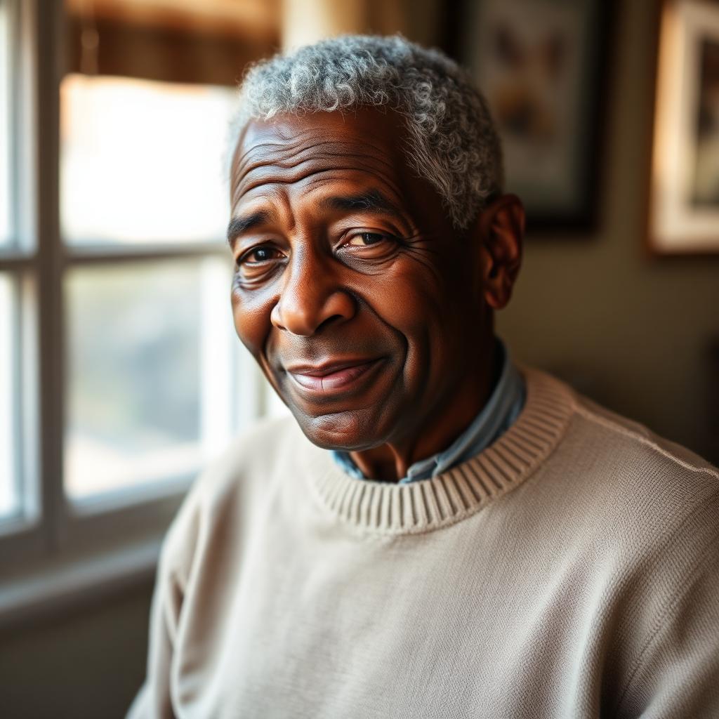 Portrait of James, a veteran resident