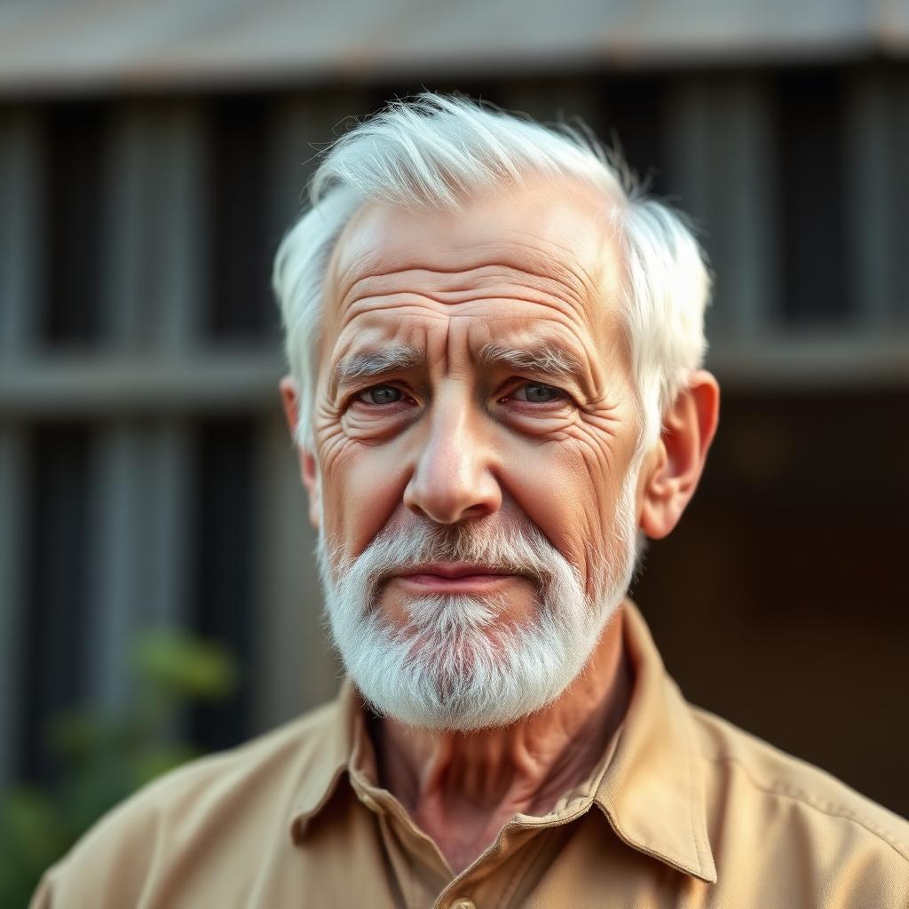 Portrait of Robert, a senior veteran